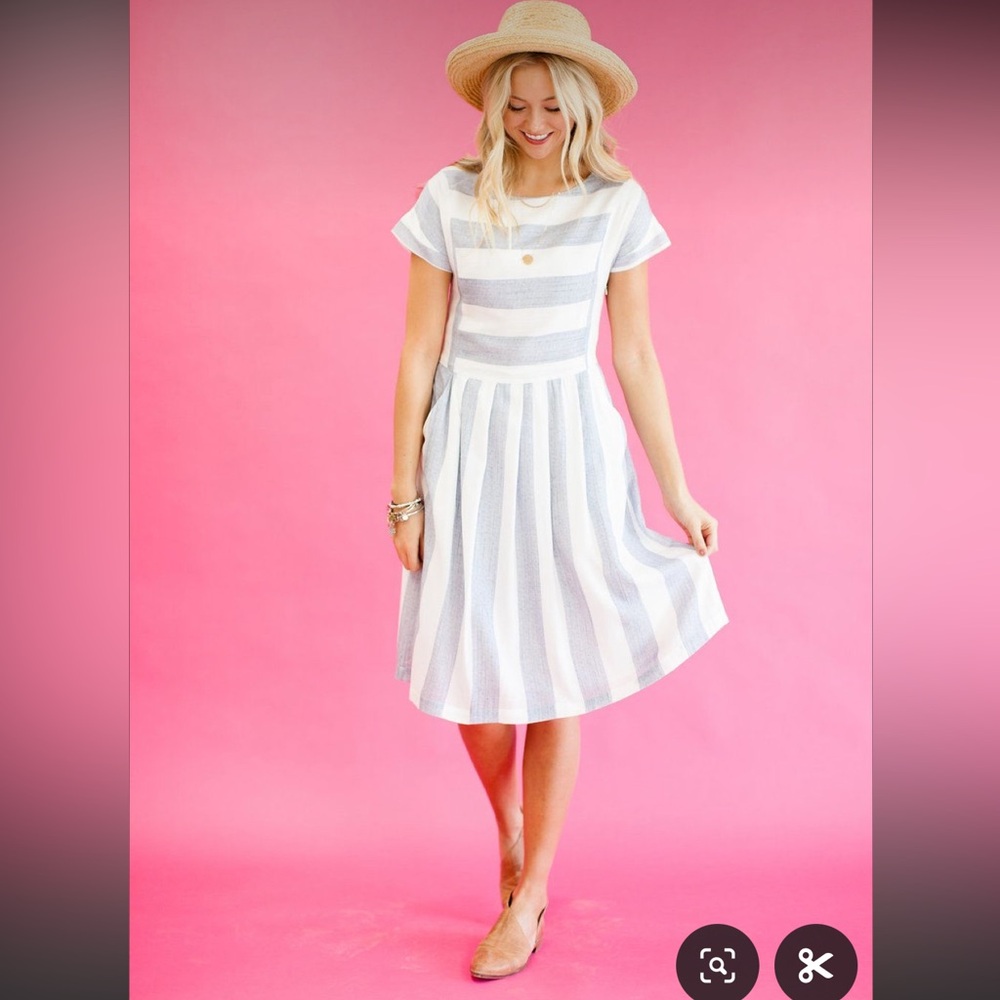 Roolee Striped Dress, L